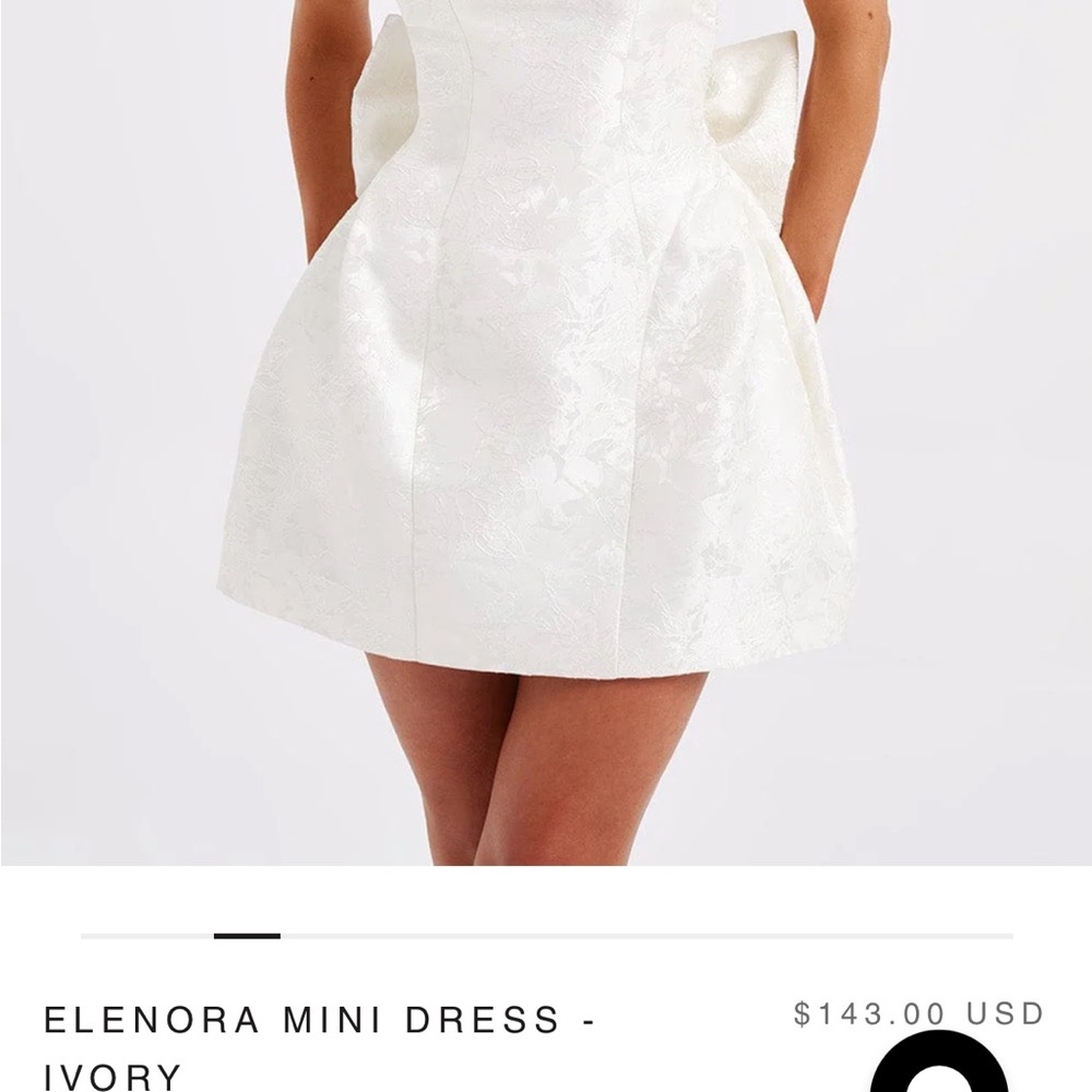 Babyboo Elenora Ivory Floral Mini Dress - Picture 2 of 10